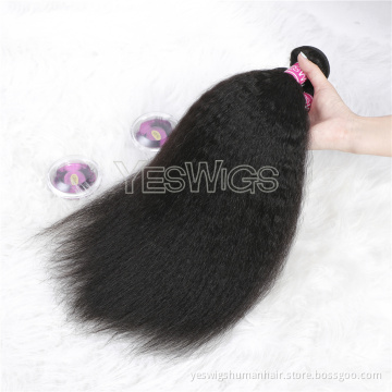 Yaki Straight Human Hair Double Weft Extension Bundles Vendor Wholesale Vietnamese Kinky Straight Hair Weave Bundle Extensions